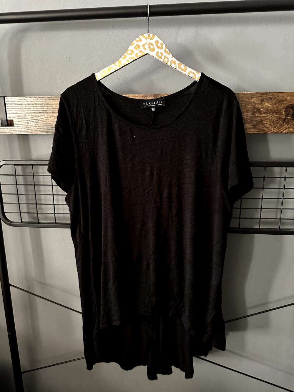 Eloquii Women's Plus Black Tee | Size 22/24